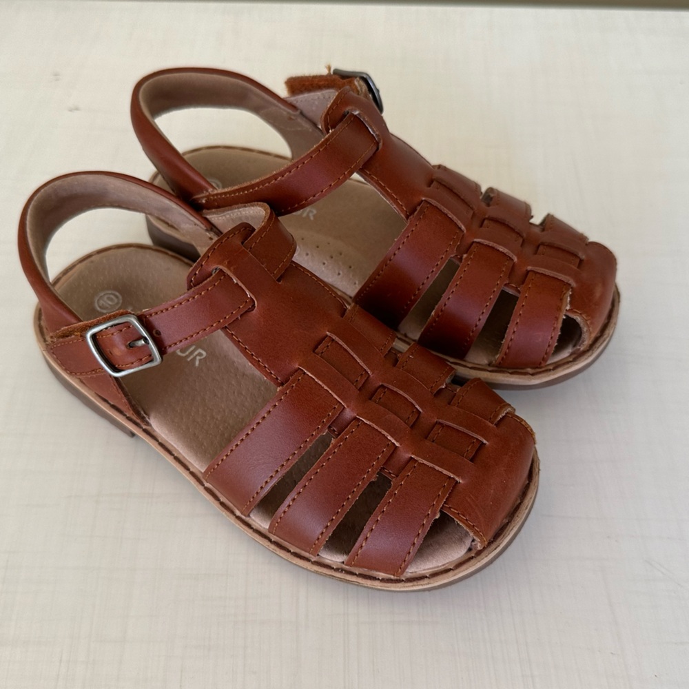 L’Amour Emerson Fisherman Sandal - Cognac (10)